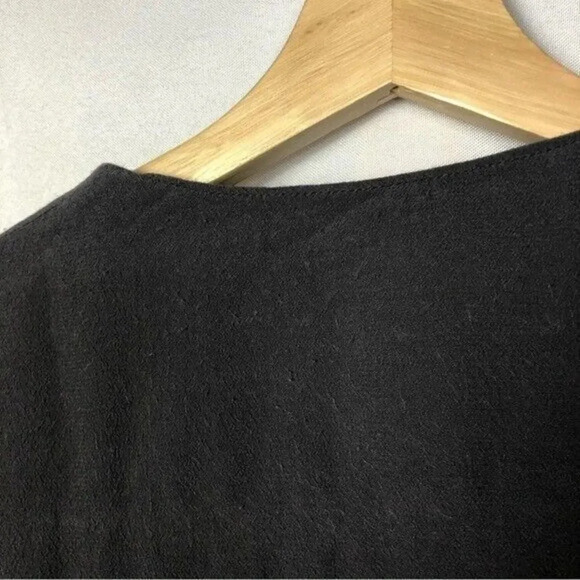 Anthropologie Elevenses Eldora Gray Drape Front Jacket XS - Picture 5 of 5